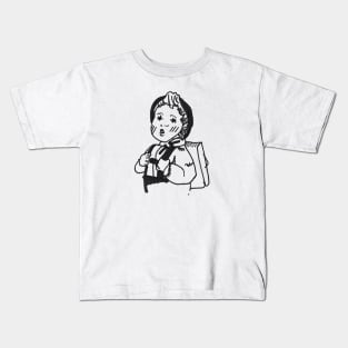 whistling boy Kids T-Shirt